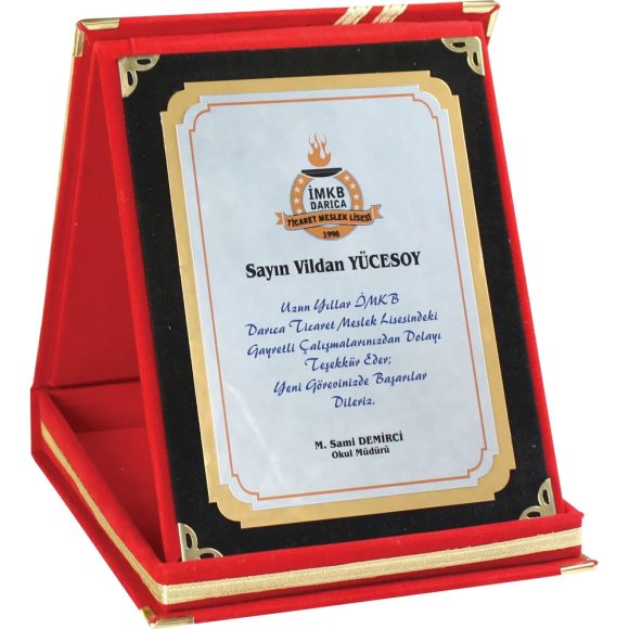 Promosyon Plaket Baski Fiyatlari | Logolu Imalat