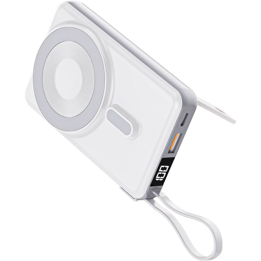 PWB-10 Beyaz 4 in 1 MagSafe Promosyon Powerbank Fiyatlari