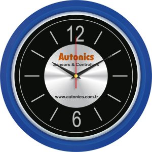 V30-346-T Turuncu Logo Baskili Duvar Saati Fiyati