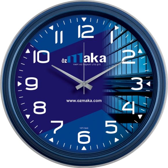 V30-504-GL Logo Baskili Duvar Saati Fiyati