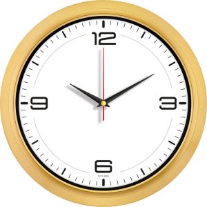 V30-509-G Logo Baskili Duvar Saati Fiyati