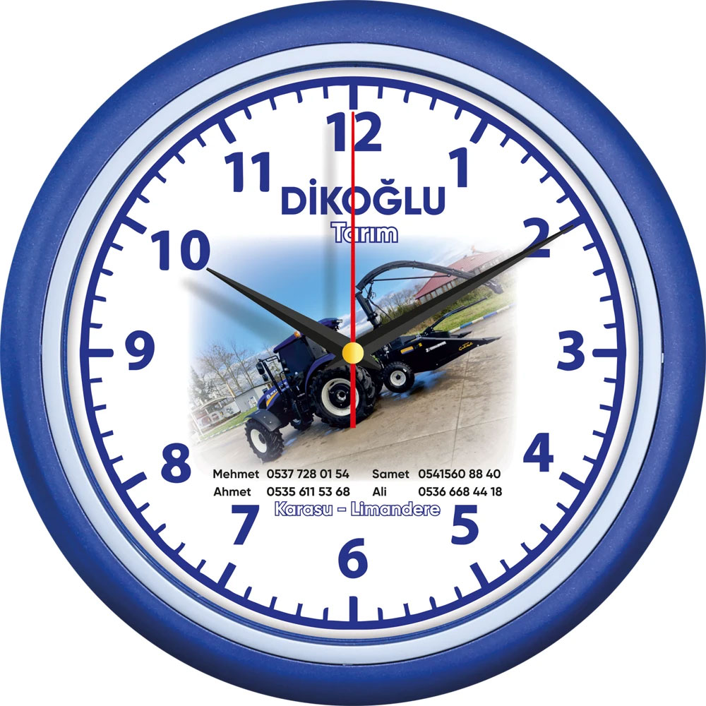 V30-510-L Logo Baskili Duvar Saati Fiyati