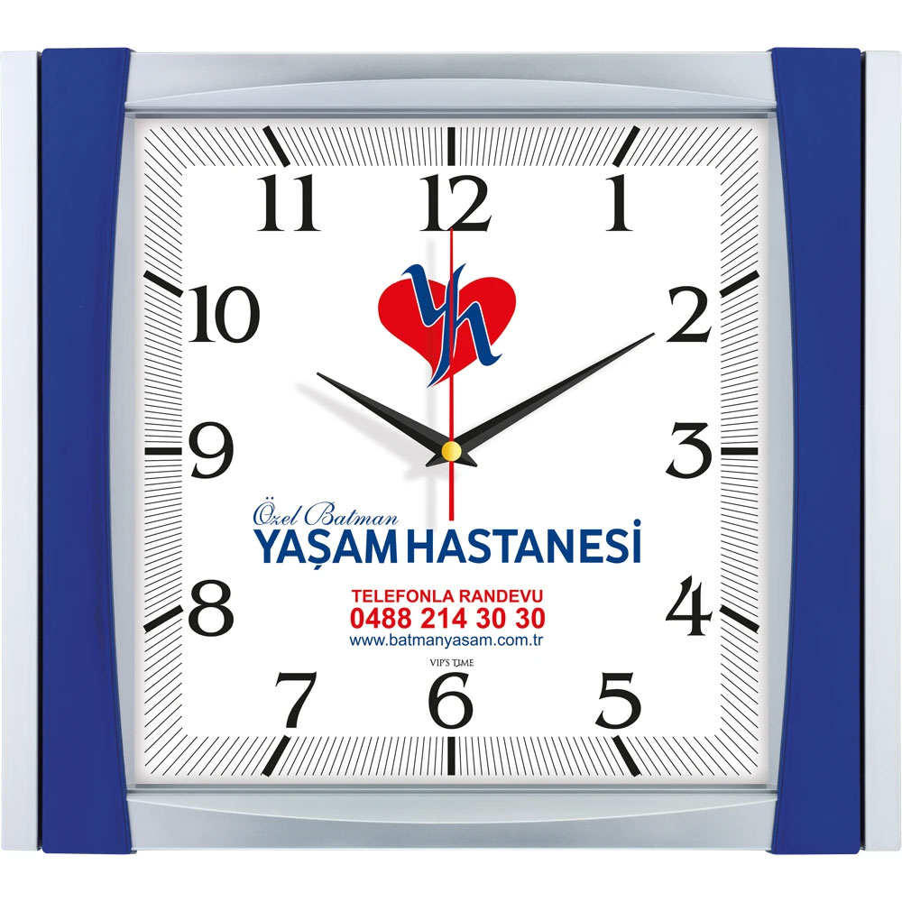 V30-515-L Logo Baskili Duvar Saati Fiyati