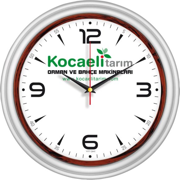 V30-522-G Logo Baskili Duvar Saati Fiyati
