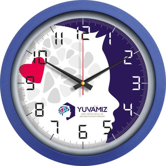 V30-546-L Logo Baskili Duvar Saati Fiyati