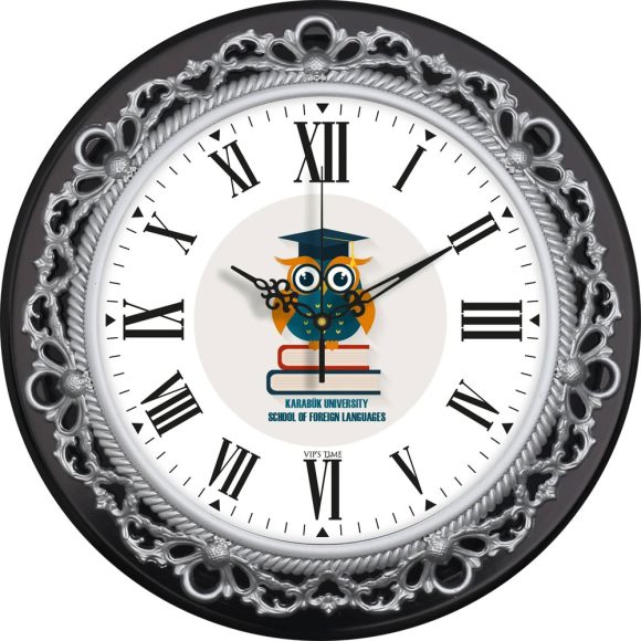V30-860-S Logo Baskili Duvar Saati Fiyati
