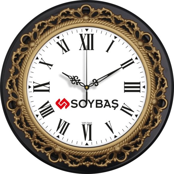 V30-860-SA Logo Baskili Duvar Saati Fiyati