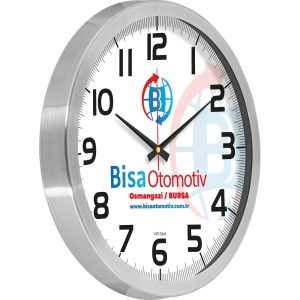 V30-910-B Logo Baskili Duvar Saati Fiyati