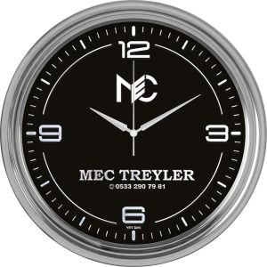 V30-965-B Logo Baskili Duvar Saati Fiyati
