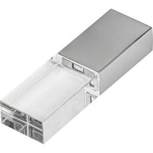 8190-16GB Kristal USB Bellek Logolu Promosyon Fiyati