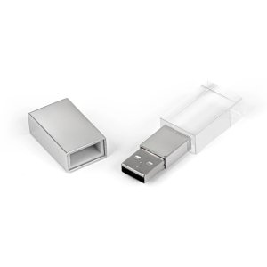 8190-16GB Kristal USB Bellek Logolu Promosyon Fiyati küçük görsel