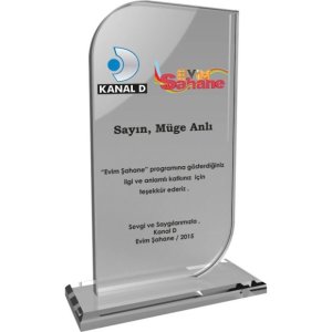 Ekt 290 Sf Seffaf Kristal Plaket
