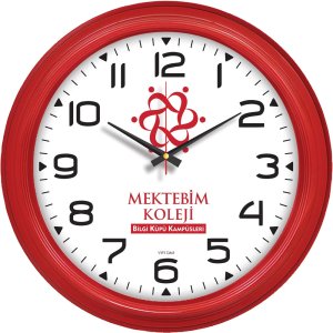V30-504-K Logo Baskili Duvar Saati Fiyati