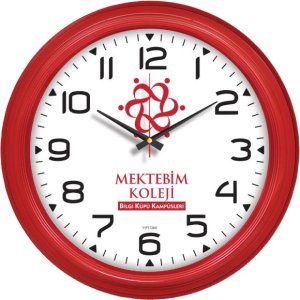 V30-504-K Logo Baskili Duvar Saati Fiyati küçük görsel