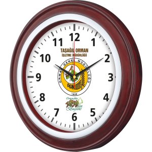 V30-509-AH Logo Baskili Duvar Saati Fiyati