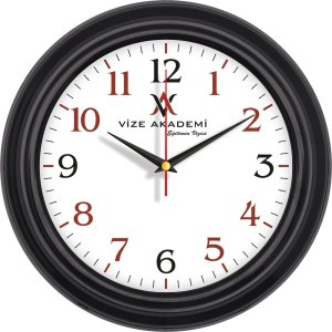 V30-527-S Logo Baskili Duvar Saati Fiyati