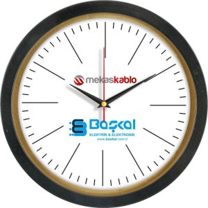 V30-533-S Logo Baskili Duvar Saati Fiyati küçük görsel