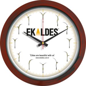 V30-546-AH Logo Baskili Duvar Saati Fiyati