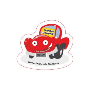 Promosyon Oto Kokusu Baskı