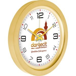 V30-743-G Gümüş Metalize Duvar Saati