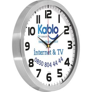 V30-985-B Alüminyum Duvar Saati küçük görsel