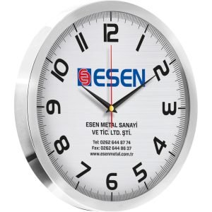 V30-985-B Alüminyum Duvar Saati