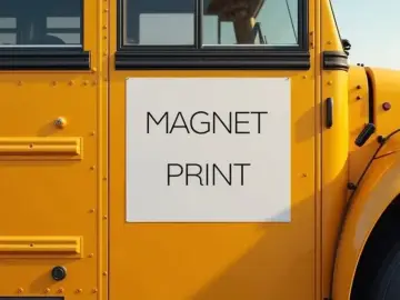 Large Vehicle Magnet Print Large Size 35x65cm küçük görsel
