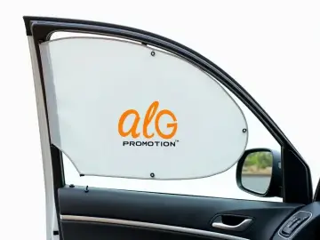 Printed Car Front Windshield Sun Shade Vehicle Interior Suction Cup Foldable Sun Visor Protective Curtain 130 cm x 60 cm